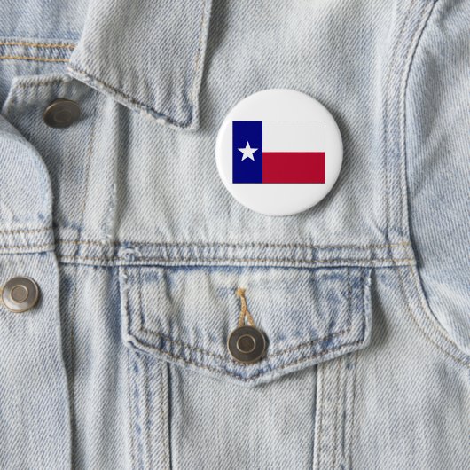 Texas Lone Star Flag Button (Beispiel)