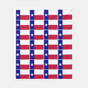 Texas Lone Star Flag Fleecedecke