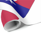 Texas Lone Star Flag Geschenkpapier (Rolleneckpunkt)