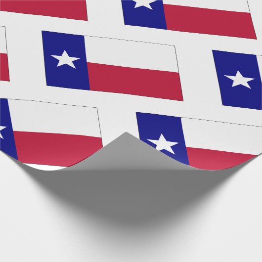 Texas Lone Star Flag Geschenkpapier (Ecke)