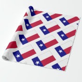 Texas Lone Star Flag Geschenkpapier (Ungerollt)