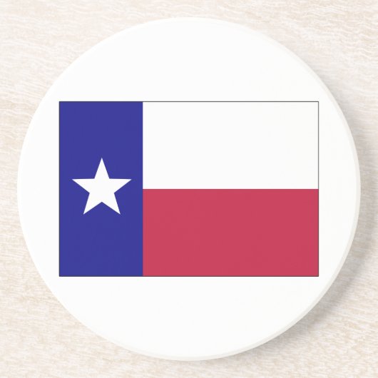 Texas Lone Star Flag Getränkeuntersetzer (Vorne)