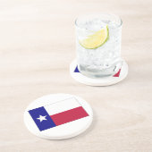 Texas Lone Star Flag Getränkeuntersetzer (Seite)