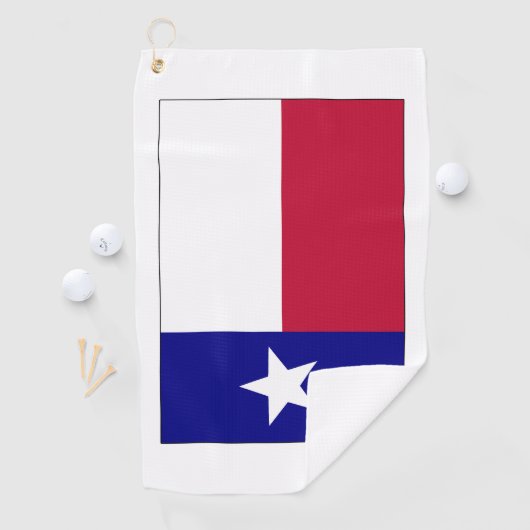 Texas Lone Star Flag Golfhandtuch (Insitu)