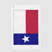Texas Lone Star Flag Golfhandtuch (Vorderseite)
