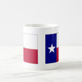 Texas Lone Star Flag Kaffeetasse (Mittel)