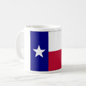 Texas Lone Star Flag Kaffeetasse (Vorderseite Links)