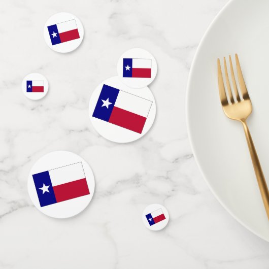 Texas Lone Star Flag Konfetti (Gruppe)