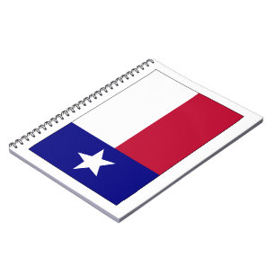Texas Lone Star Flag Notizblock