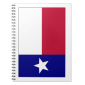 Texas Lone Star Flag Notizblock (Vorderseite)