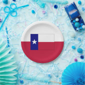 Texas Lone Star Flag Pappteller (Party)