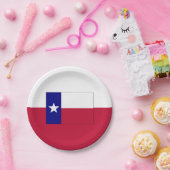 Texas Lone Star Flag Pappteller (Party)
