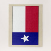 Texas Lone Star Flag Puzzle (Vertikal)