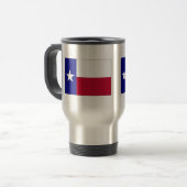 Texas Lone Star Flag Reisebecher (Vorderseite Links)