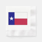 Texas Lone Star Flag Serviette (Vorderseite)