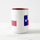 Texas Lone Star Flag Tasse (Zentrum)