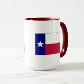 Texas Lone Star Flag Tasse (VorderseiteRechts)