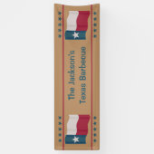Texas Lone Star Flag Wave Event Banner (Vertikal)