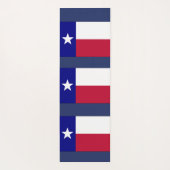 Texas Lone Star Flag Yogamatte (Rückseite)