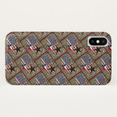 Texas Lone Star - Flaggenplan Case-Mate iPhone Hülle (Rückseite (Horizontal))