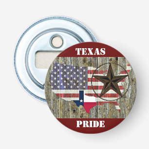 Texas Lone Star - Flaggenplan Flaschenöffner