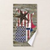 Texas Lone Star - Flaggenplan Handtuch (Handtuch)