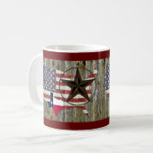 Texas Lone Star - Flaggenplan Kaffeetasse (Vorderseite Links)