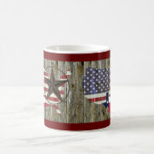 Texas Lone Star - Flaggenplan Kaffeetasse (Mittel)