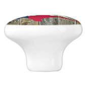 Texas Lone Star - Flaggenplan Keramikknauf (Seitenansicht)