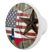 Texas Lone Star - Flaggenplan Keramikknauf (Rechts)