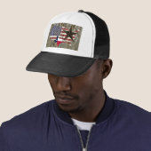 Texas Lone Star - Flaggenplan Truckerkappe (Beispiel)