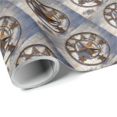 Texas Lone Star Geschenkpapier (Rolleneckpunkt)