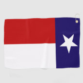 Texas Lone Star Golfhandtuch (Horizontal)