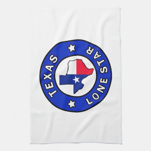 Texas Lone Star Handtuch (Vertikal)