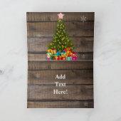 Texas Lone Star - Karte für den Flaggenstaat (Innenseite)