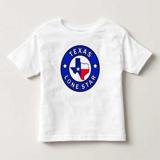 Texas Lone Star Kleinkind T-shirt (Vorderseite)