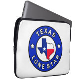 Texas Lone Star Laptopschutzhülle (Vorne Rechts)