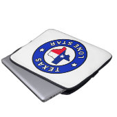 Texas Lone Star Laptopschutzhülle (Vorne Knopf)