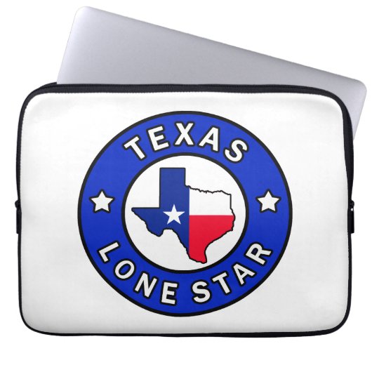 Texas Lone Star Laptopschutzhülle (Vorderseite)