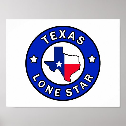 Texas Lone Star Poster (Vorne)