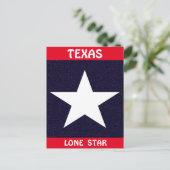 Texas Lone Star Postkarte (Stehend Vorderseite)