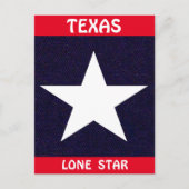 Texas Lone Star Postkarte (Vorderseite)