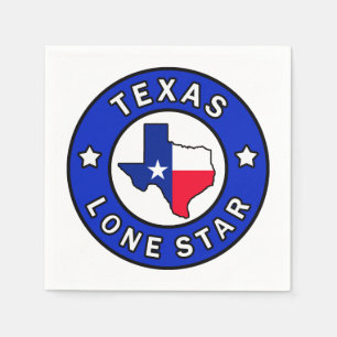 Texas Lone Star Serviette