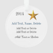 Texas - Lone Star - SRF Ornament (Rückseite)