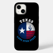 TEXAS-LONE-STAR-STAAT Case-Mate iPhone HÜLLE (Rückseite)