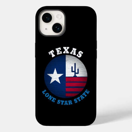 TEXAS-LONE-STAR-STAAT Case-Mate iPhone HÜLLE (Rückseite)