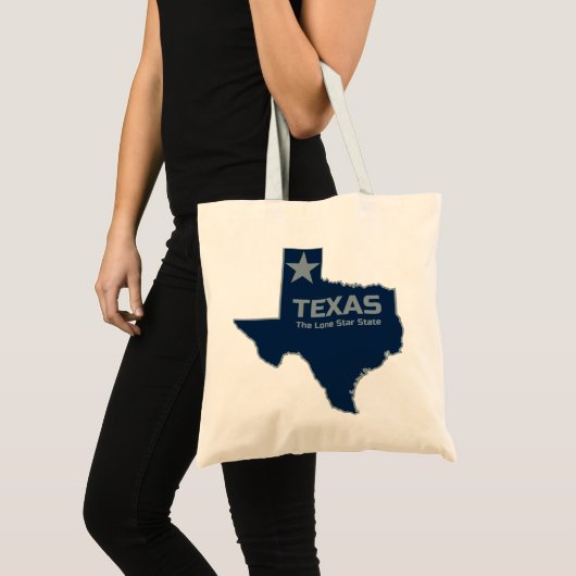 Texas Lone Star Staat Design Tragetasche (Vorderseite (Produkt))