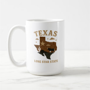 Texas Lone Star Staat - Ein Tribut an die Unabhäng Kaffeetasse