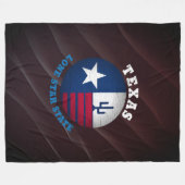 TEXAS-LONE-STAR-STAAT FLEECEDECKE (Vorderseite (Horizontal))