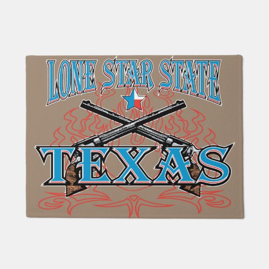 Texas Lone Star Staat Fußmatte (Vorderseite)